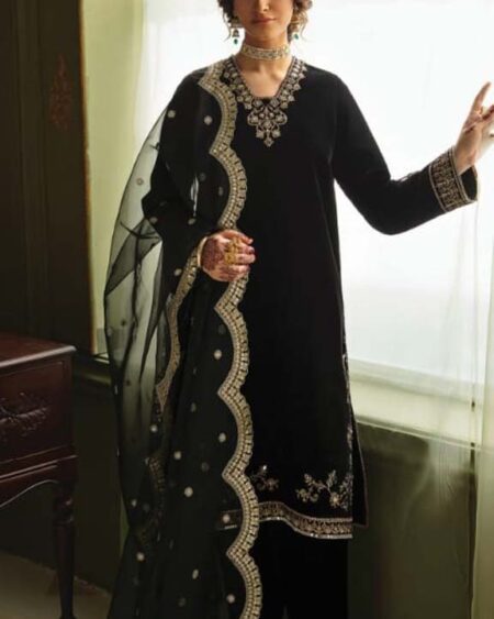 WINTER EMBROIDERED VELVET UF-462